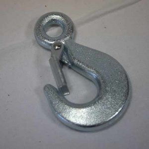 Galvanized eye hook