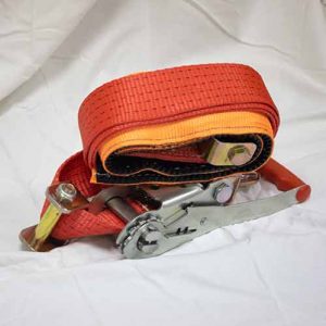 Tow truck rubber strap