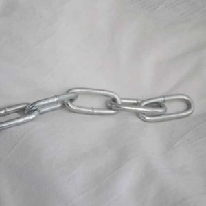 Galvanized chain long links
