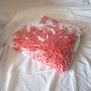 Red and white chain