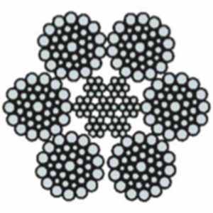 Jeklenica 6×36 žic s jeklenim jedrom Jeklenica 6×36 žic s jeklenim jedrom