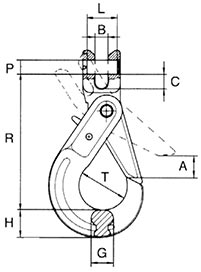 Samozaporni verižni kavelj