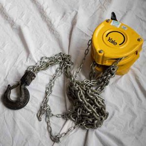 Verižno dvigalo na verigo Yale Verižno dvigalo na verigo Yale